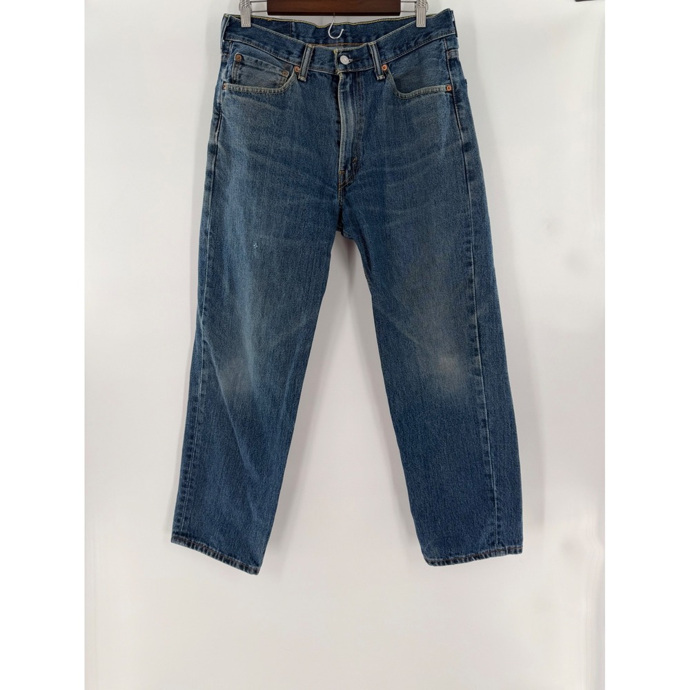 Levis 550 Relaxed Fit Jeans Mens 33x30 Medium Wash Blue Denim Tapered Leg